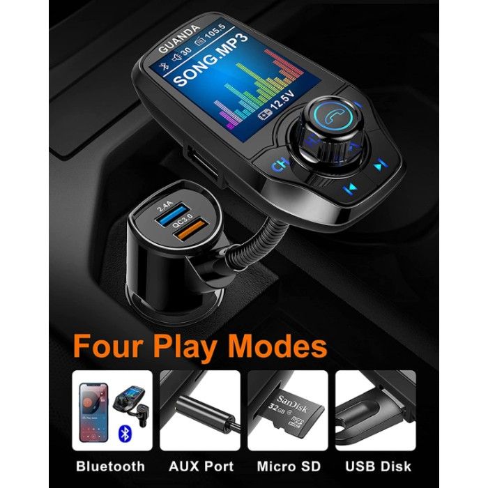Guanda Technologies Bluetooth Car Adapter's modes descritption