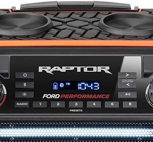 ION Audio Raptor Water-Resistant Speaker's LCD panel and buttons