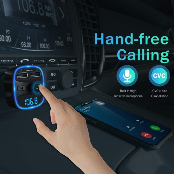 LENCENT Bluetooth Car Adapter's hand-free calling
